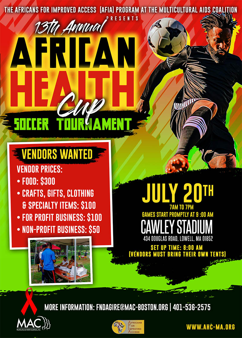 2024 African Health Cup vendor flyer